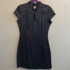 Jonathan Martin- Vintage Japanese inspired black cocktail dress- Size 11